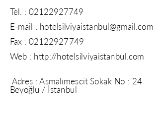 Hotel Silviya iletiim bilgileri